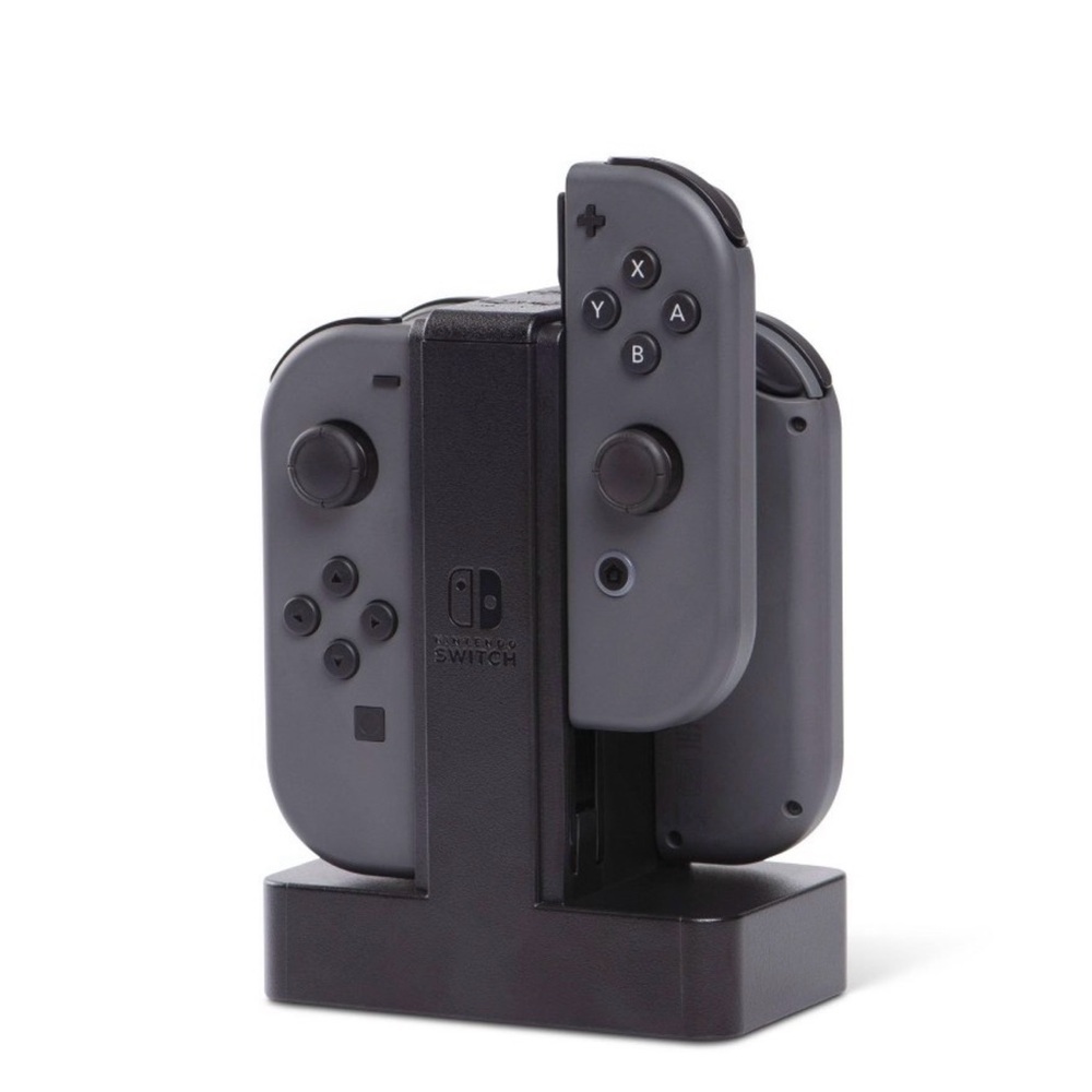 PowerA Joy-Con Charging Dock for Nintendo Switch - 4 Controller - Black